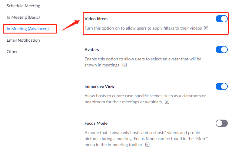 zoom video filters not showing mac zoom video filters not showing mac