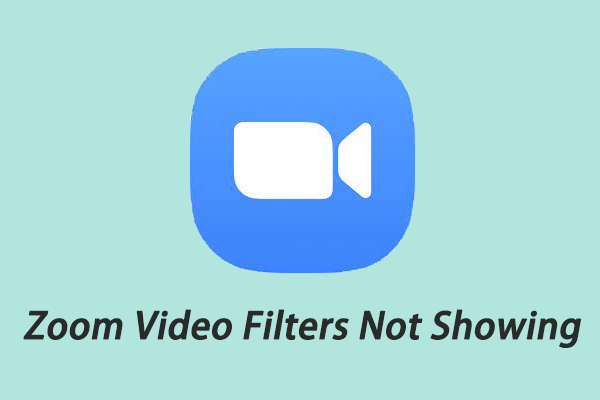 zoom video filters not showing zoom video filters not showing