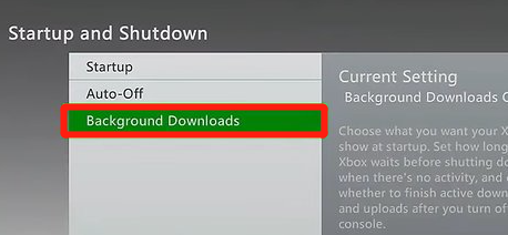 enable Background Downloads Xbox 360