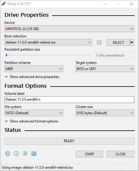 burn ISO to USB 