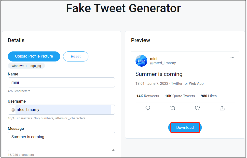 Top 6 Free Fake Tweet Generators Help You Create Fake Tweets MiniTool