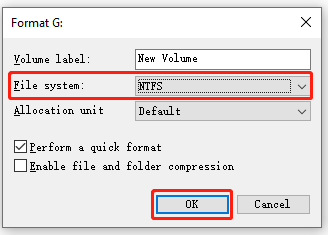 format a disk drive using Disk Management