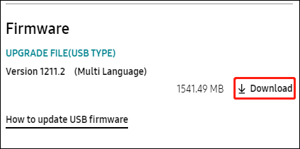 Click Download