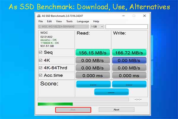 As SSD Benchmark: Key Features, Alternatives