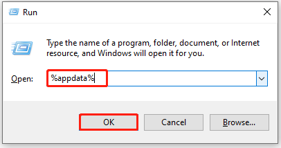 Open the AppData folder