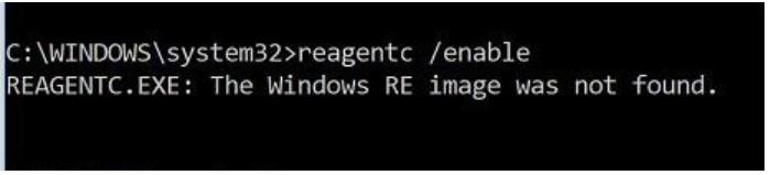 ReAgent unable to update boot configuration dataE