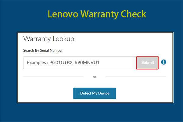 Lenovo Warranty Check/Lookup on Lenovo Devices (Focus on Laptop) Lenovo Warranty Check/Lookup on Lenovo Devices (Focus on Laptop)