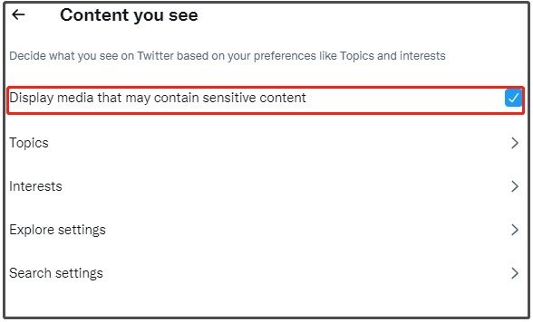 How To Turn Off X Twitter Sensitive Content Setting 