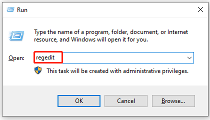 Open Registry Editor