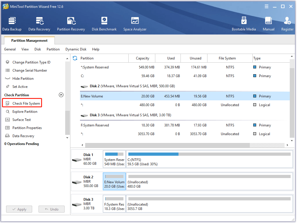 Check file system
