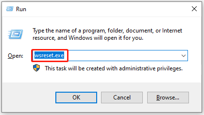 Reset Microsoft Store