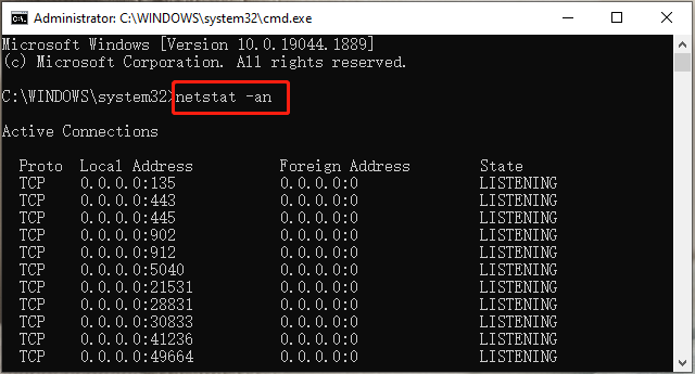 check Discord IP address using CMD