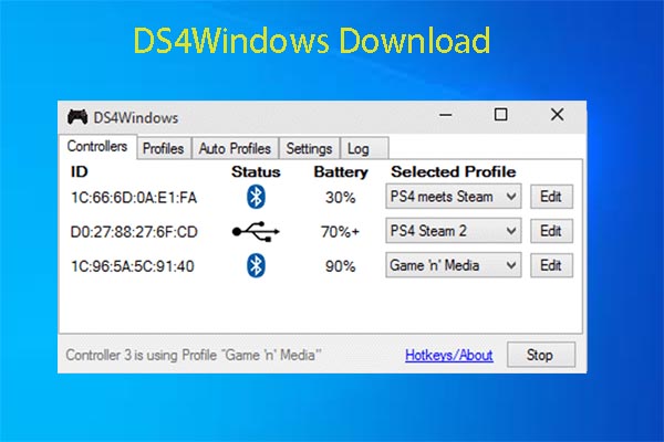 Get the DS4Windows Download on 32 and 64 Bit Windows PCs