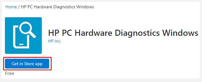 download HP PC hardware diagnostics Windows