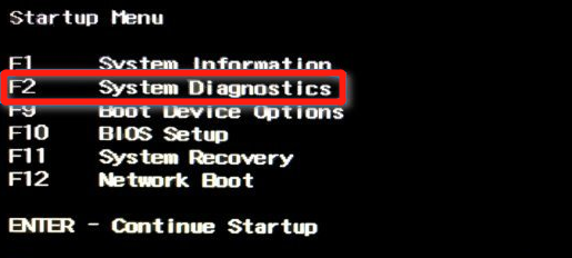 select System Diagnostics