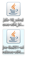 double click the JRE download file