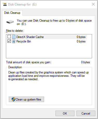 Disk Cleanup