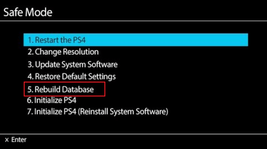 Rebuild Database