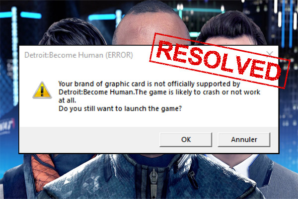 How to Fix Detroit Become Human Crash on Windows 10/11 [8 Ways]