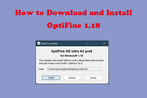 optifine 1.18 optifine 1.18