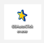 double click GSAutoClicker exe file