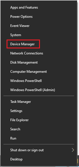 Select Device Manager
