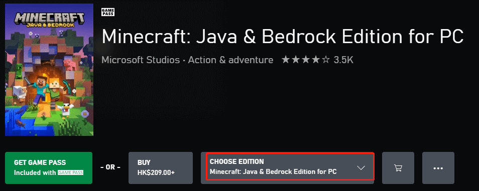 Minecraft Java and Bedrock Edition - PC