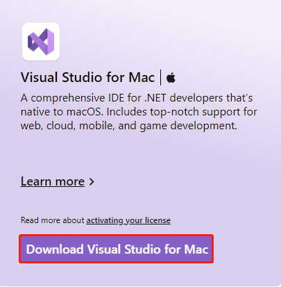 Visual Studio 2022 for Mac - IDE for macOS