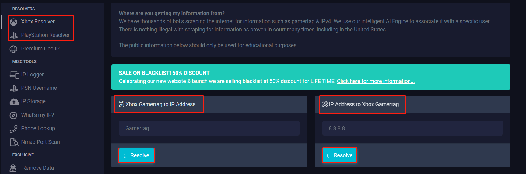 Xbox Resolver No.1 Xbox IP Puller Tool 2022 (UPDATED)