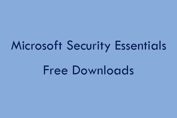 Download antivirus microsoft security essentials 64 bit