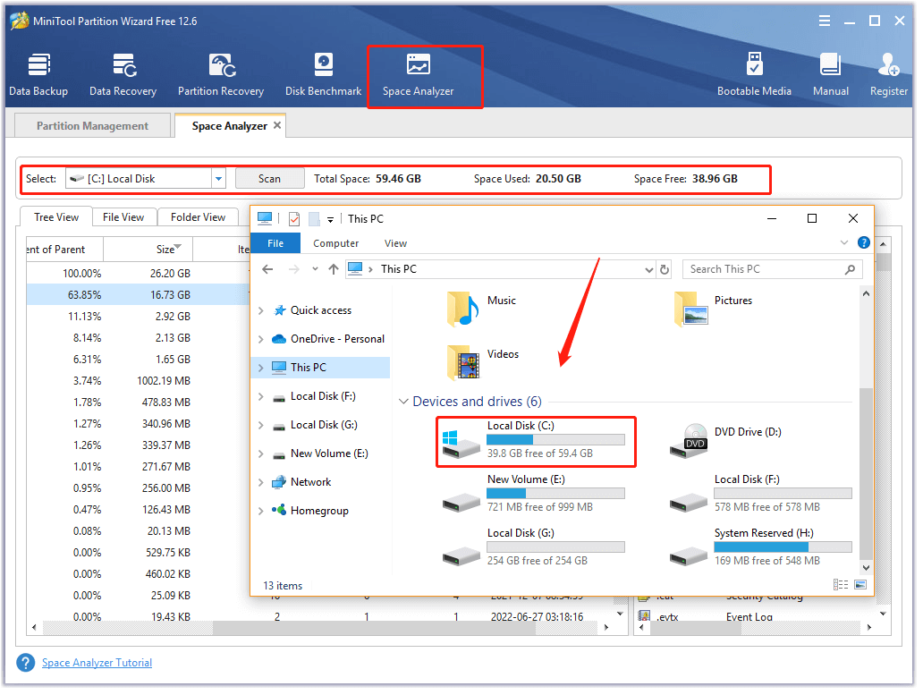 TreeSize Free Download & Install & Alternative for Windows 10/11