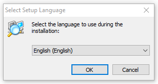 select the Language for Advanced IP Scanner