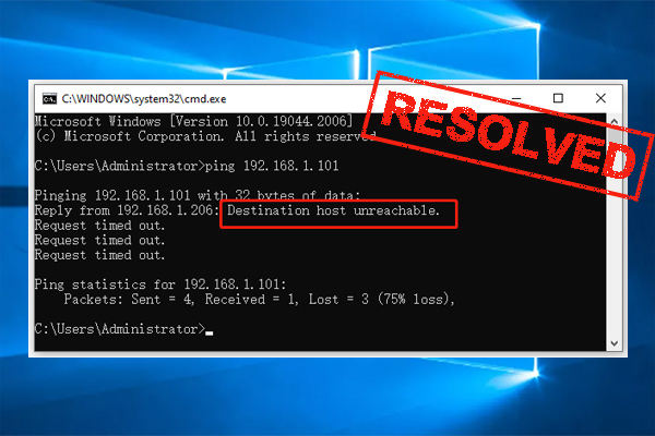 How to Fix Destination Host Unreachable Ping Error Windows 10/11