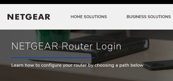 log in to NETGEAR