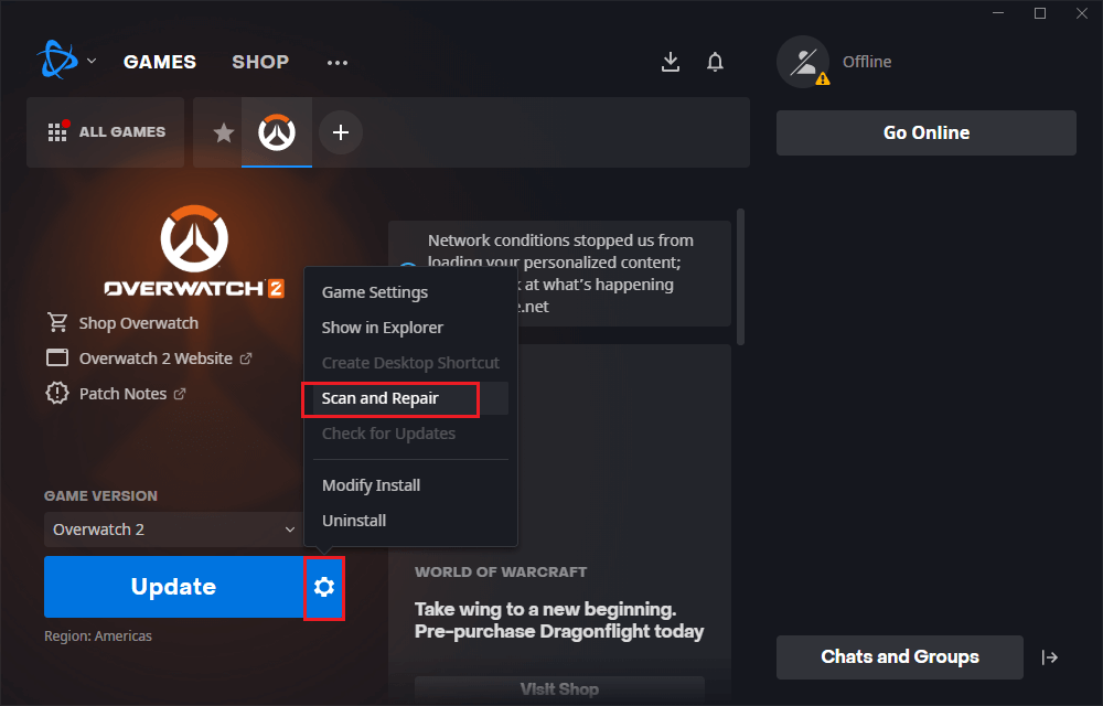 scan and repair Overwatch 2