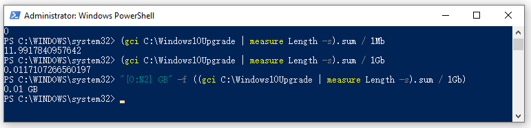 powershell create file with certain size