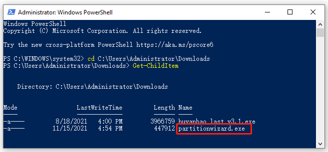 Powershell Run Exe: How To Run Exe In Powershell Windows 10/11 - Minitool  Partition Wizard