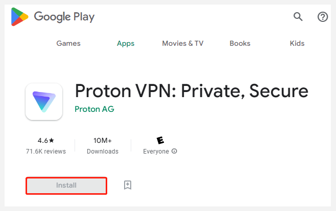 download Proton VPN for Android