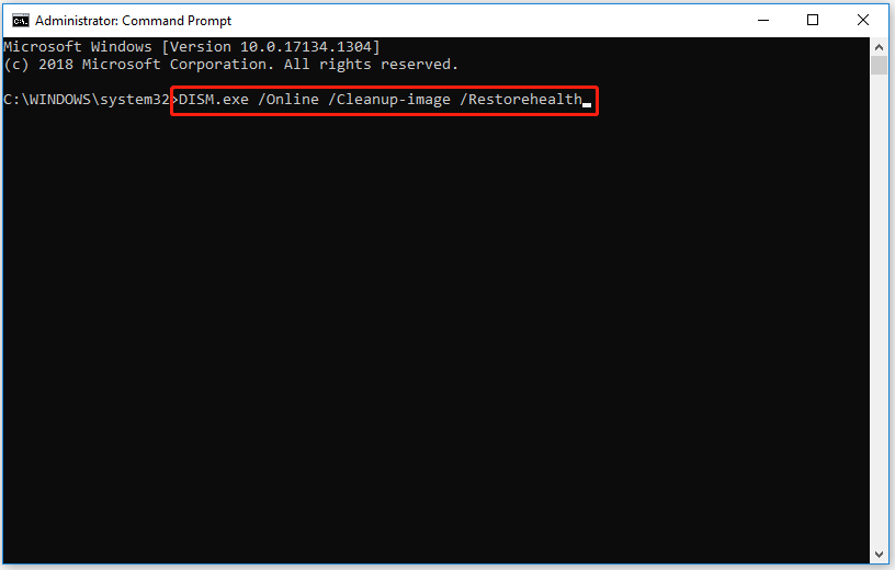 type commands