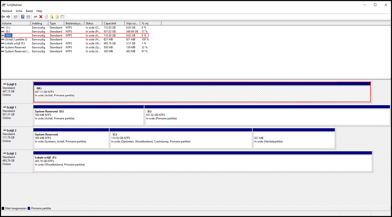 hard drive shows wrong size after cloning