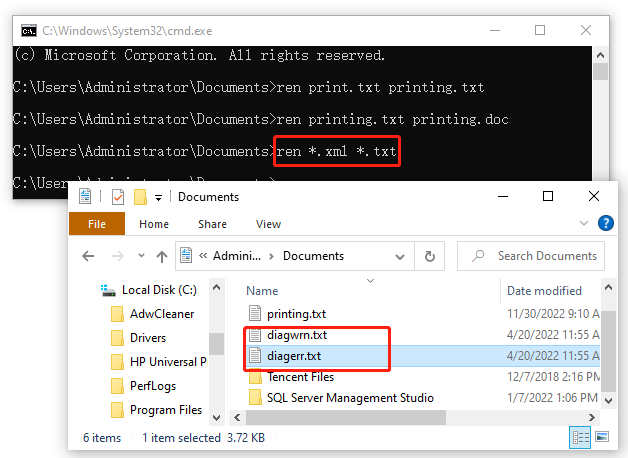 CMD Rename Files How To Rename Files In Command Prompt MiniTool 