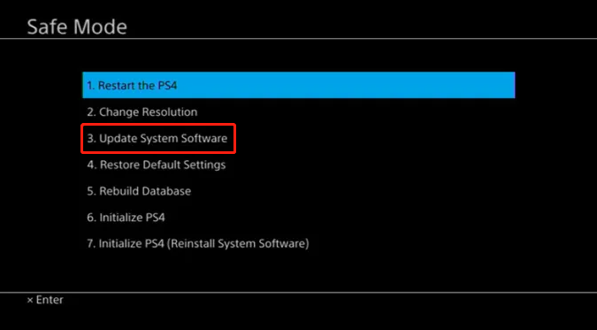 Update System software