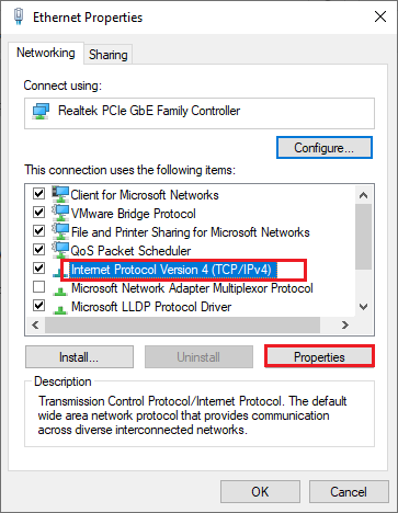 select Properties