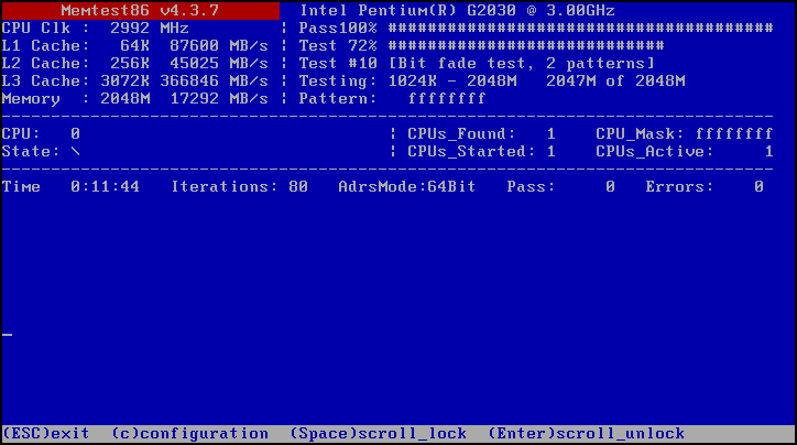 run MemTest86