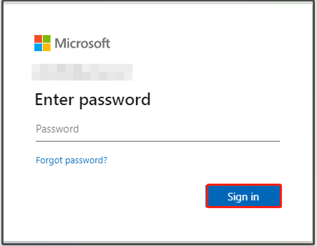 click Sign in