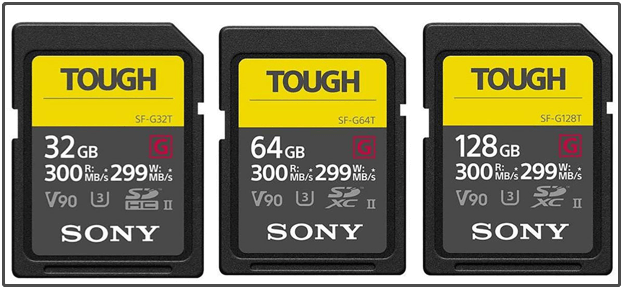 Sony SF-G Tough Series memory card