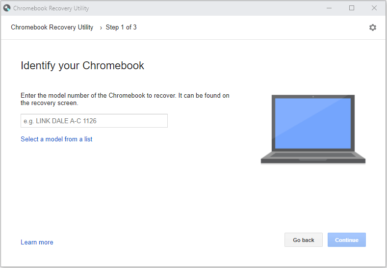 identify your Chromebook