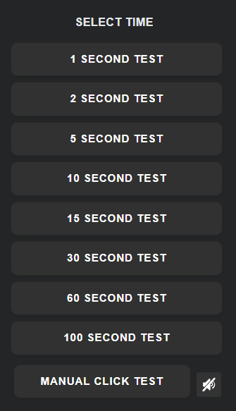 Spacebar Speed Test - High Score - 5 sec, 10 sec, 20 sec 