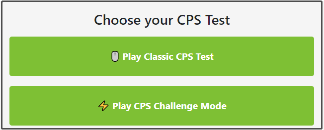 Spacebar Test - Check Your CPS Score