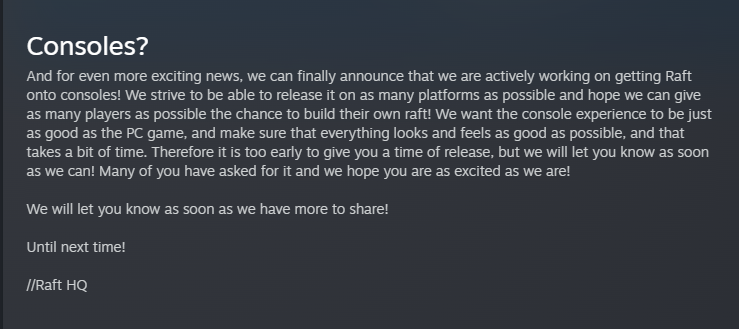 Is Raft on Xbox PS4 or Switch All things You Want to Know
